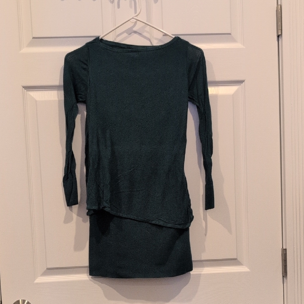 Dark Green Long Sleeve Tunic
